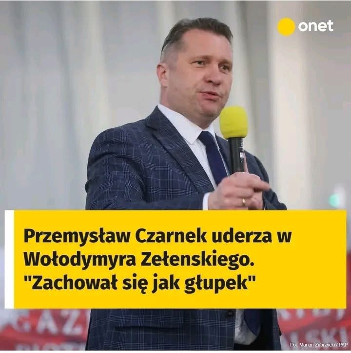 NFL Industry Czarnek uderza w Wołodymyra Zełenskiego. „Zachowywał się jak głupiec”