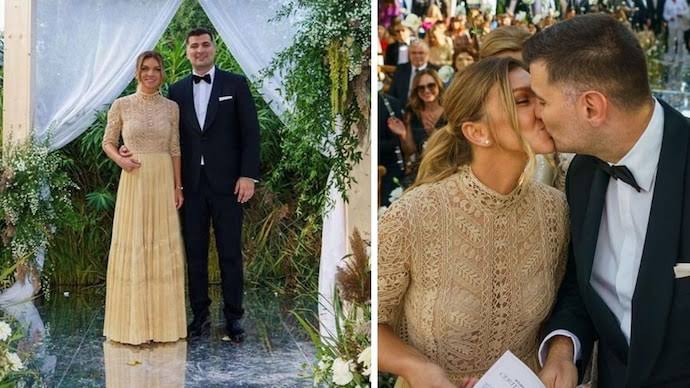 Simona s-a recăsătorit: Starul tenisului s-a căsătorit cu noul ei iubit