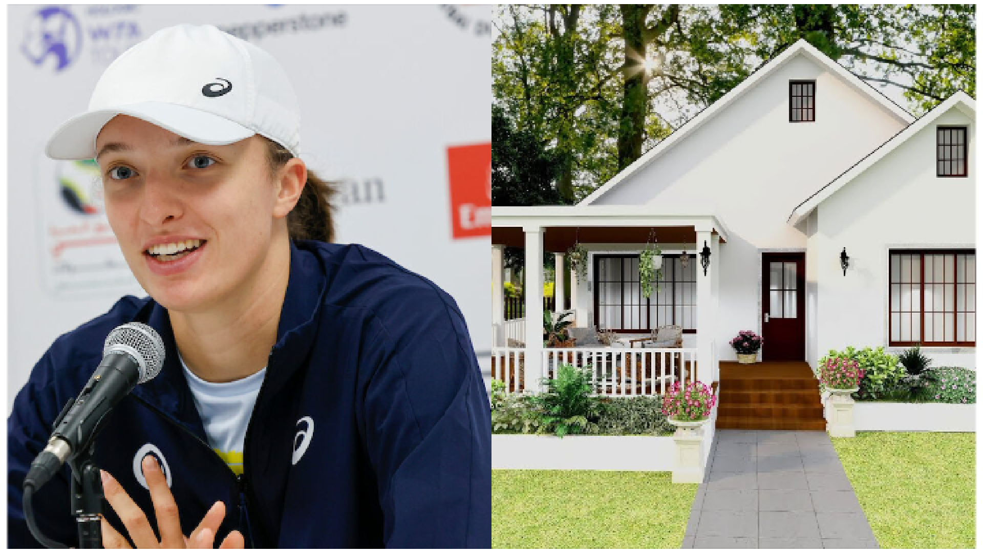 „Iga Świątek ogłosiła, że kupiła sobie dom warty kilka milionów dolarów.”