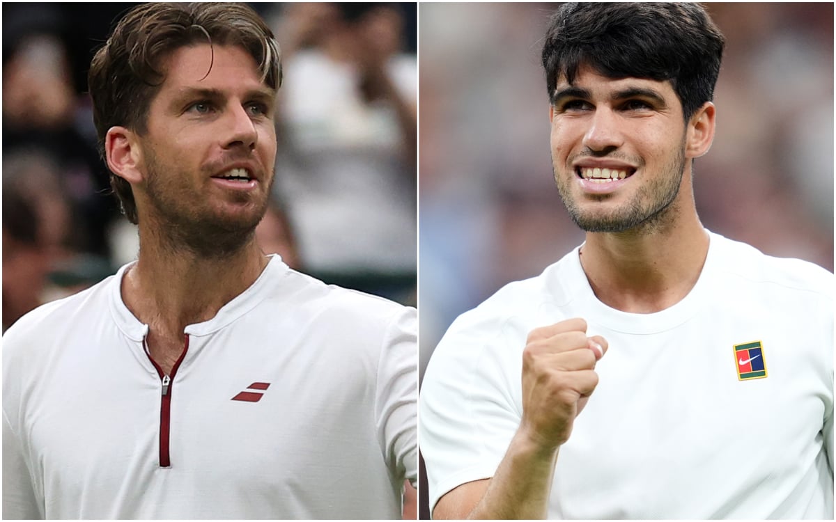 Carlos Alcaraz se prepara para comenzar su campaña en el Masters de París contra Cameron Norrie.